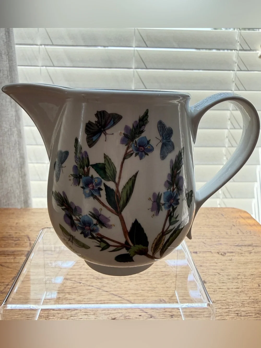 VTG Portmeirion Botanic Garden Sugar, Creamer & Canister Set | Made in England